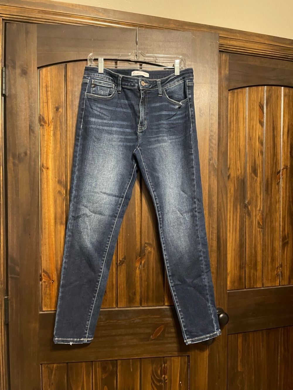 KanCan Women's Skinny Jeans in Dark Blue Wash